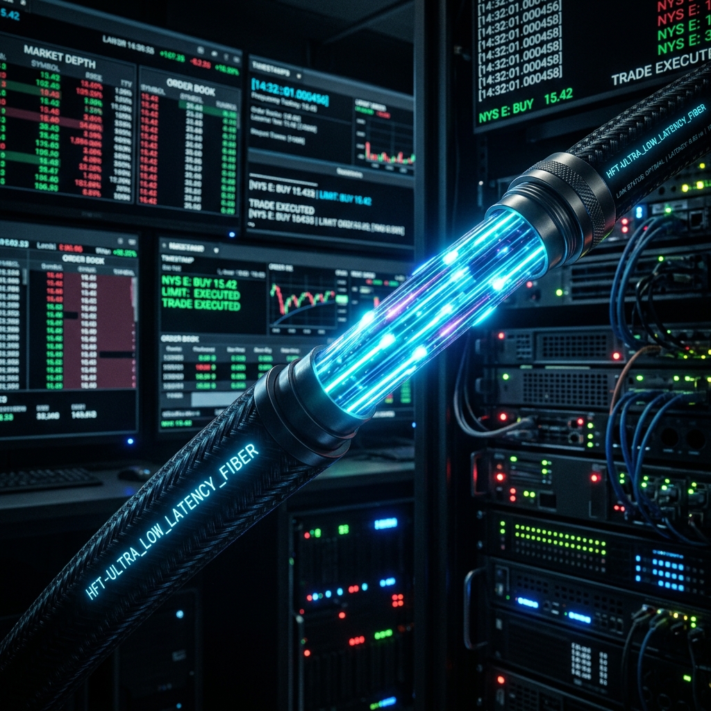 Ultra Low Latency Fiber Optic Data Streams